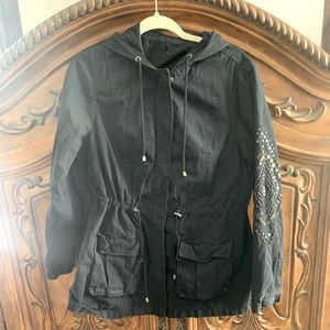 Torrid embellished arms Utility jacket
